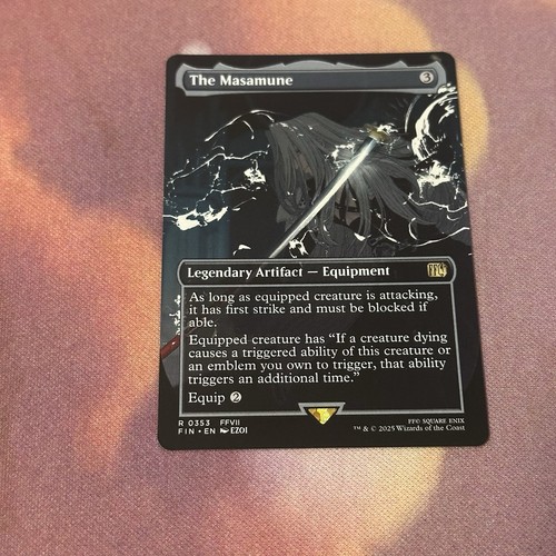 The masamune borderless mtg - the,