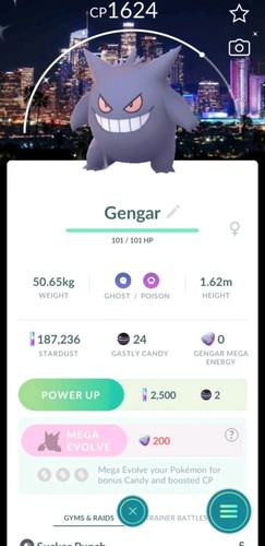 Pokemon shiny gengar - go, los