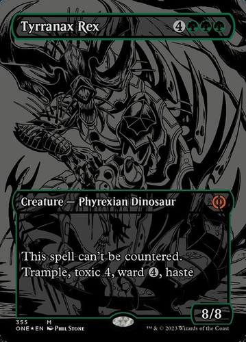 Mtg tyrranax rex 355 - rex, foil