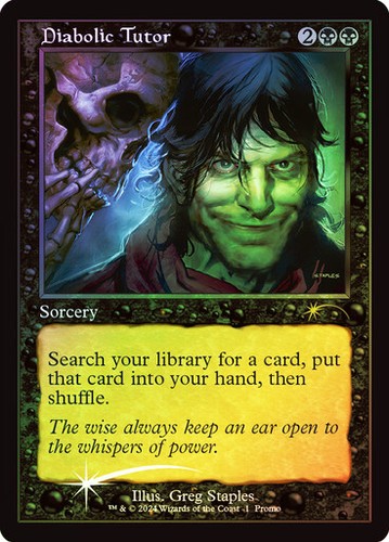 Foil diabolic tutor - ~, open