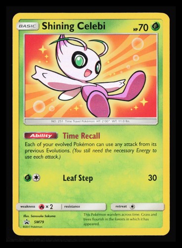Shining celebi sm79 - shining, sonne