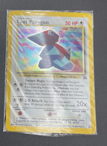 Cool porygon sealed black - black, star