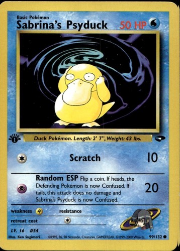 Sabrina psyduck 132 1st - sabrina's, 99/132