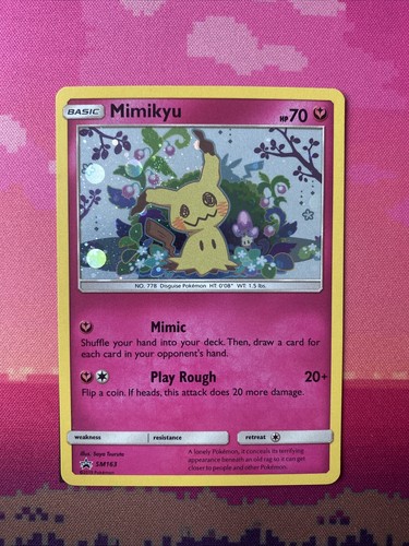 Pokemon karte mimikyu sm163 - pokemon,