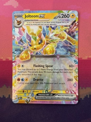 Pokemon karte jolteon - karte, ex