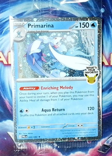 Pokemon 020 084 primarina - -,