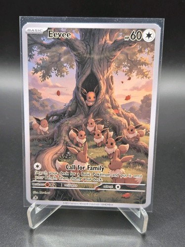 Eevee card custom fan art - |, |