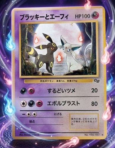 Pokemon umbreon espeon karte - pokemon,