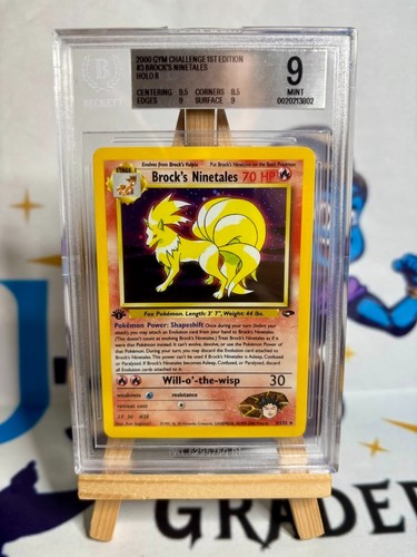 Pokemon brock ninetales holo - pokemon,