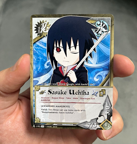 Naruto tcg ccg - card, sasuke